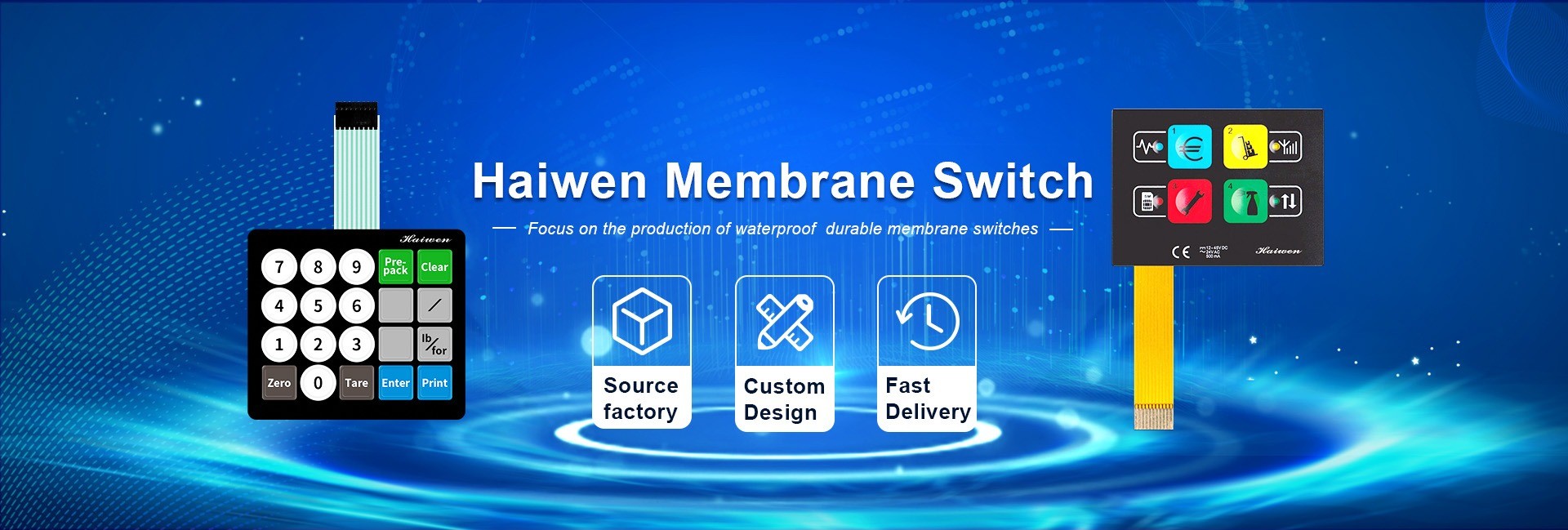 品質 ペット回路の膜スイッチ 工場