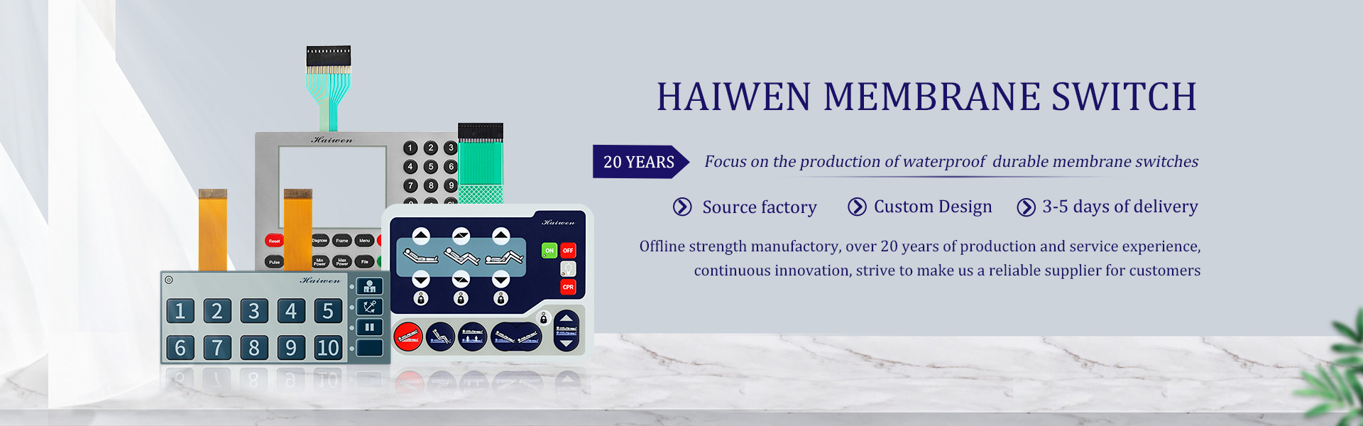 品質 ペット回路の膜スイッチ 工場